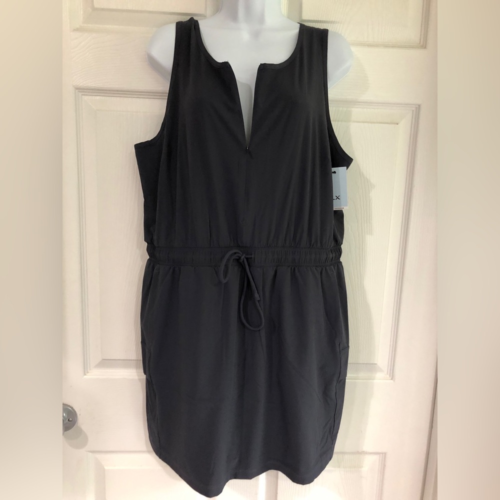 NWT Skort Dress charcoal gray size Large